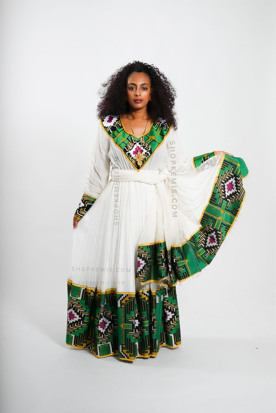 Jewel Traditional Habesha Kemis Dress/Zuria - Shop Kemis